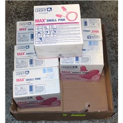 6 BOXES OF HONEYWELL PINK MAX DISPOSABLE EARPLUGS