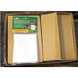 BOX OF REPLACEMENT BAGS FOR WORLD FAMOUS PORTABLE