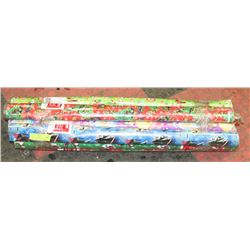 BUNDLE OF STAR WARS AND WALT DISNEY WRAPPING PAPER
