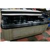 Image 10 : 13 JET HOT TUB, 2 SEATS 2 LOUNGERS, LOW PROFILE,