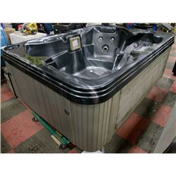 13 JET HOT TUB, 2 SEATS 2 LOUNGERS, LOW PROFILE,