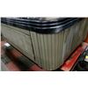 Image 8 : 13 JET HOT TUB, 2 SEATS 2 LOUNGERS, LOW PROFILE,