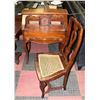 Image 1 : ESTATE SOLID WOOD WRITING DESK WITH CHAIR