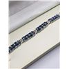 Image 3 : 10) STERLING SILVER TANZANITE BRACELET