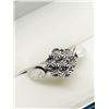 Image 2 : 13) STERLING SILVER 7 DIAMONDS RING
