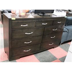 NEW 9 DRAWER DRESSER, 63"X18"X39"