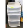 Image 1 : 4 DRAWER PLASTIC SHELVING.