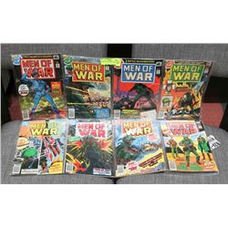 8 MEN OF WAR COMIC BOOKS