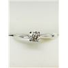 Image 1 : 31) 14K WHITE GOLD DIAMOND RING