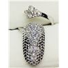 Image 1 : 37) STERLING SILVER NAIL RING