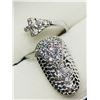 Image 2 : 37) STERLING SILVER NAIL RING