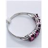 Image 3 : 45) 10K WHITE GOLD TOURMALINE RING