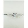 Image 1 : 48) 14K WHITE GOLD DIAMOND RING