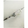 Image 2 : 48) 14K WHITE GOLD DIAMOND RING