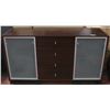Image 1 : 4 DRAWER 2 DOOR SIDEBOARD-AS IS 59"X19"X33.5"