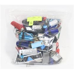 BAG OF ASSORTED LIGHTERS