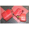 Image 1 : LOT OF ASSORTED SIZE JERRY/GAS CANS