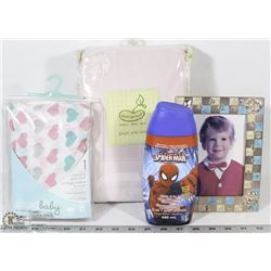 FLAT OF NEW BABY ITEMS