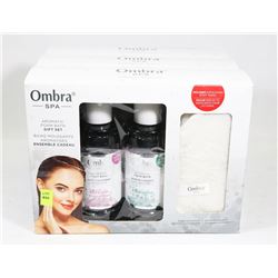 LOT OF 3 OMBRA AROMATIC SPA FOAM BATH GIFT SETS