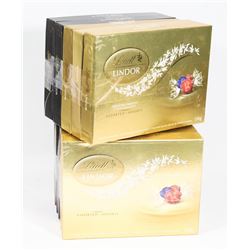 2 BUNDLES OF 5 ASSORTED LINDOR CHOCOLATES