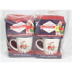 BAG WITH 2 HOT COCOA GIFT SETS