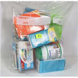 BAG OF ASSORTED VITAMINS