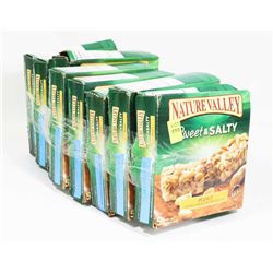 BUNLDE OF 8 NATURE VALLEY SWEET AND SALTY PEANUT