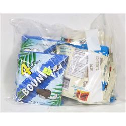BAG OF BOUNTY COCONUT CHOCOLATE BARS AND
