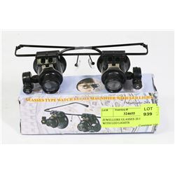 JEWELLERS GLASSES 20 POWER WITH LED LIGHTS