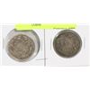 Image 1 : LOT OF TWO 1941 CANADIAN SILVER 50 CENT COINS