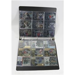 BINDER OF UPPERDECK ICE MCDONALDS CARDS