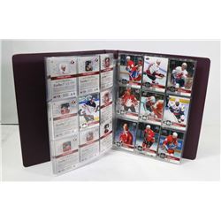 BINDER OF ASSORTED  TEAM CANADA CARDS