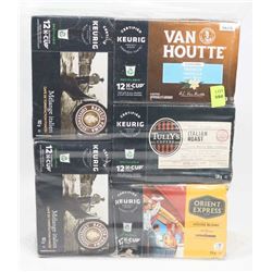 5 BOXES OF KEURIG KCUP COFFEE ON CHOICE
