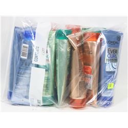 BAG OF ASSORTED LOREAL SHAMPOOS, CONDITIONERS ETC