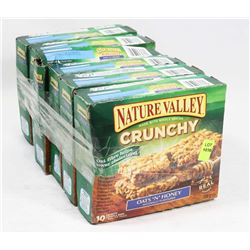 6 BOXES OF NATURE VALLEY OATS AND HONEY GRANOLA