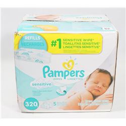 CASE OF 320 PAMPERS WIPES