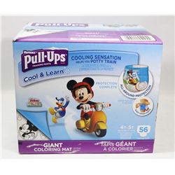 CASE OF 56- 4T-5T HUGGIES PULL UPS TRAINING PANTS