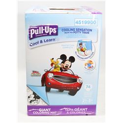 CASE OF 74- 2T-3T PULL UPS TRAINING PANTS