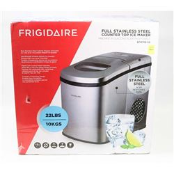 NEW FRIGIDAIRE FULL STAINLESS STEEL COUNTERTOP ICE