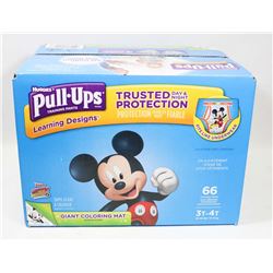 CASE OF 66- 3T-4T PULL UPS TRAINING PANTS FOR BOYS