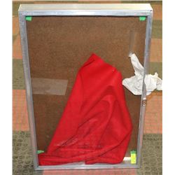 TABLE TOP ALUMINUM GLASS DISPLAY