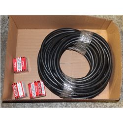 FLAT W/ FAIRVIEW 1/4" GAS HOSE  W/ MILTON LONG