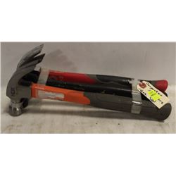 LOT OF 3 CARPENTERS HAMMERS