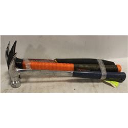 LOT OF 3 FRAMING HAMMERS