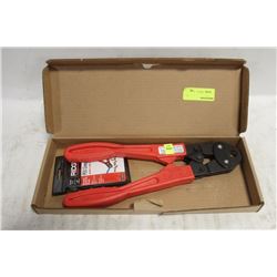 NEW 12" RIGID PEX PLUMBERS MANUAL CRIMP TOOL