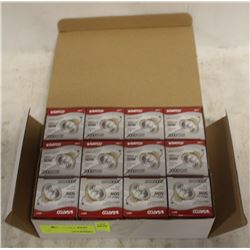 CASE(12) OF SATCO 50W HALOGEN-GU10'S