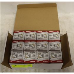 CASE(12) OF SATCO 50W HALOGEN-GU10'S