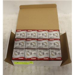 CASE(12) OF SATCO 50W HALOGEN-GU10'S