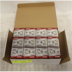 CASE(12) OF SATCO 50W HALOGEN-GU10'S
