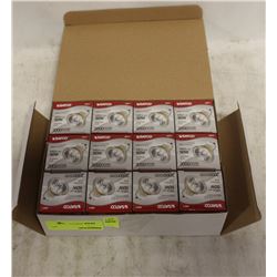 CASE(12) OF SATCO 50W HALOGEN-GU10'S